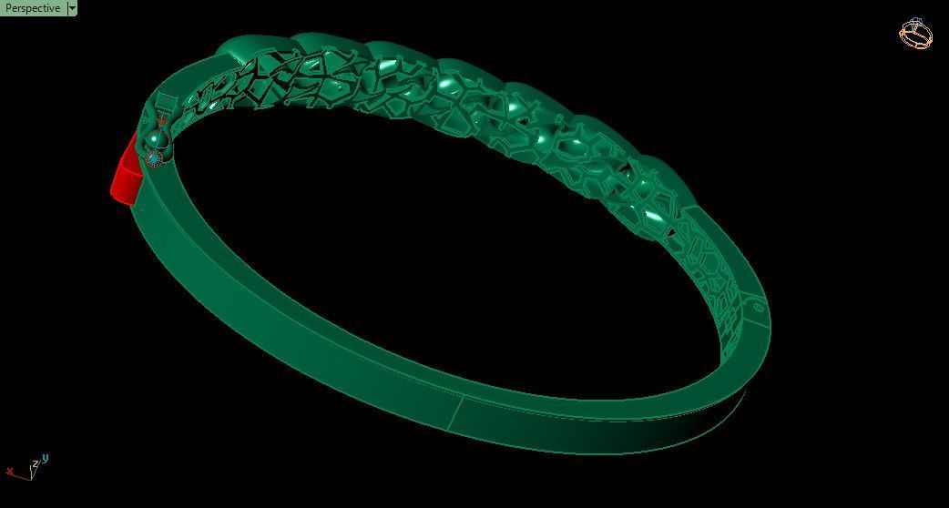 Bracelet 0045 3D print model_12