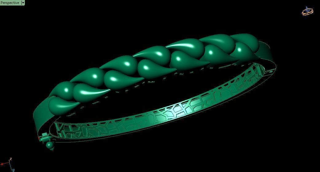 Bracelet 0045 3D print model_8