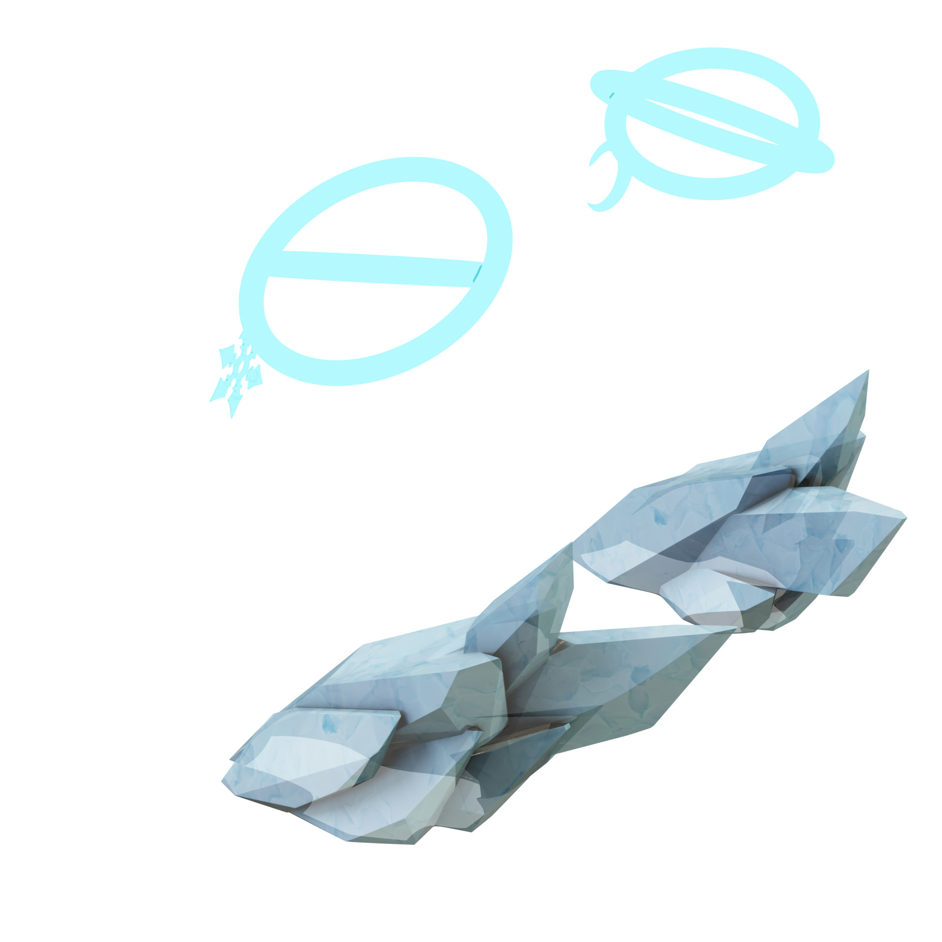 Luna Snow - Cool Summer cosplay headphones accessories glasses 3D print model_10