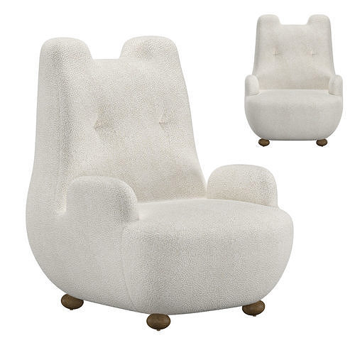 Inna Lounge Chair 3D model