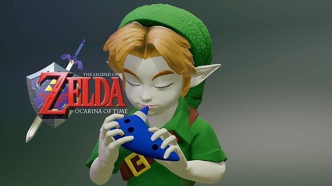 Link - The Legend Of Zelda Ocarina Of Time Bust 3D print model