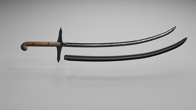 Shamshir Low-poly 3D model