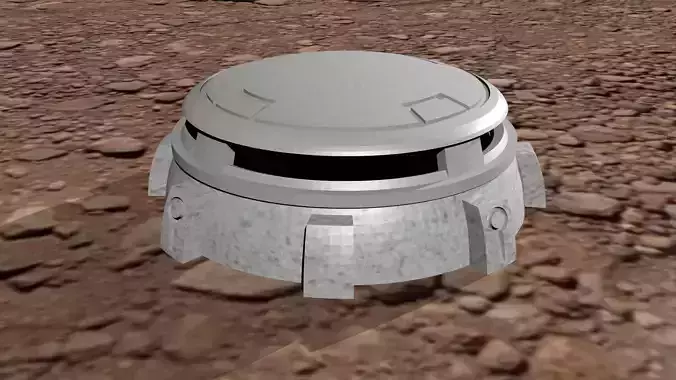 Sci-fi Bunker 28mm-32mm scale 3D print model