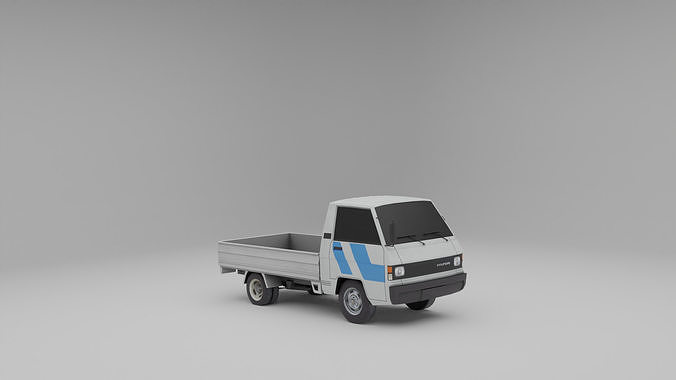 Hyundai Porter Low-poly 3D model