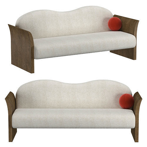 Fiore Bench 3D model