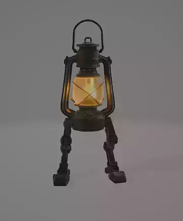  Lantern with a robotic twist