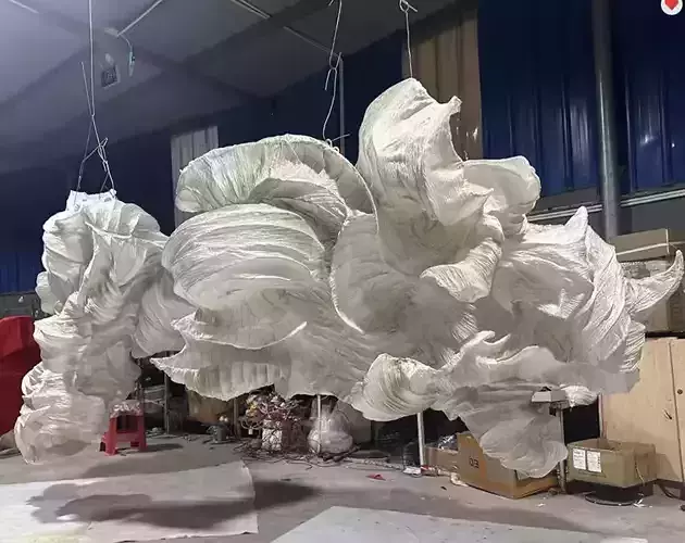 organic parametric paper flower