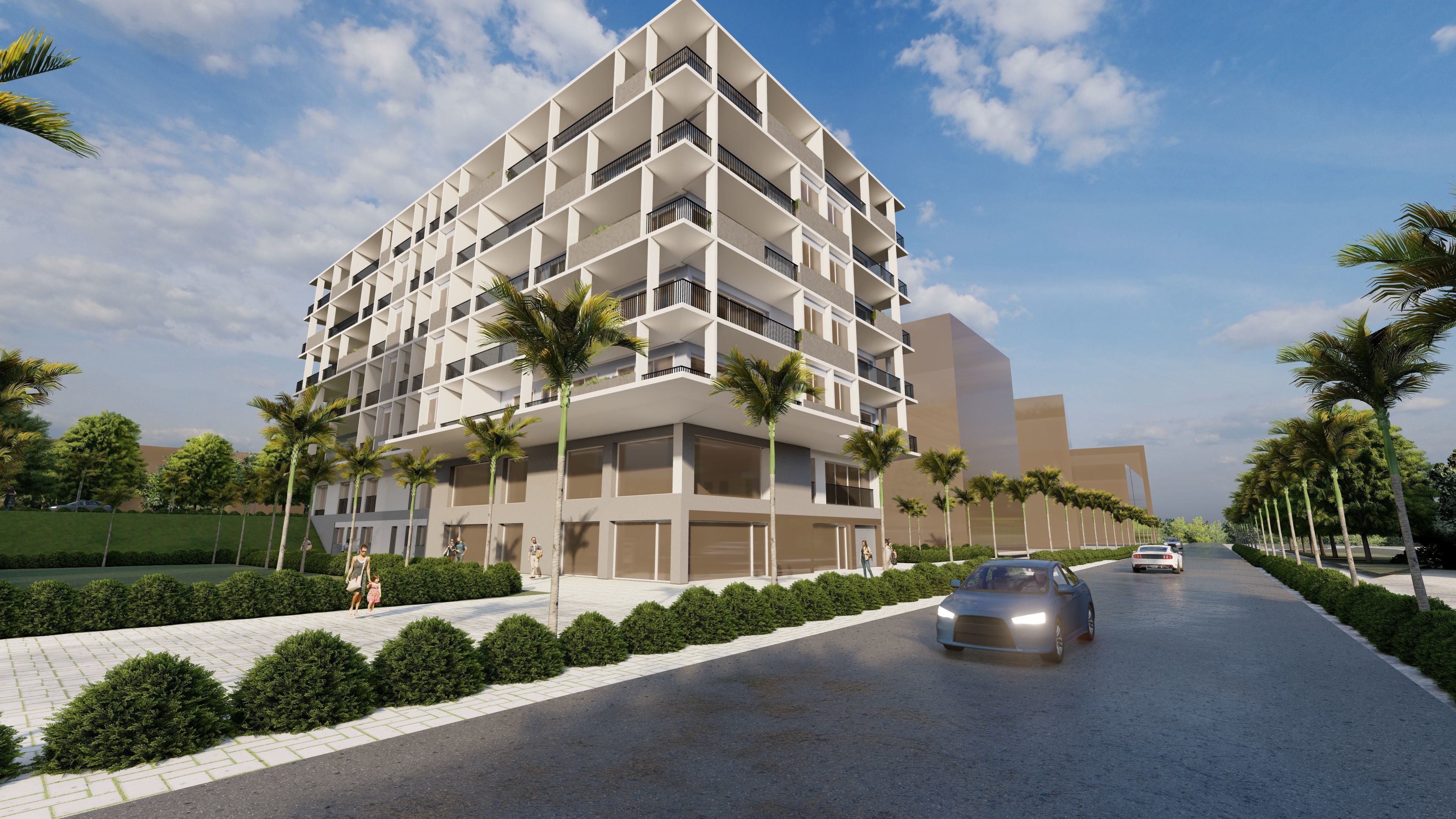 8-Storey Modern Commercial Building  SKP Only Version 3D model_5