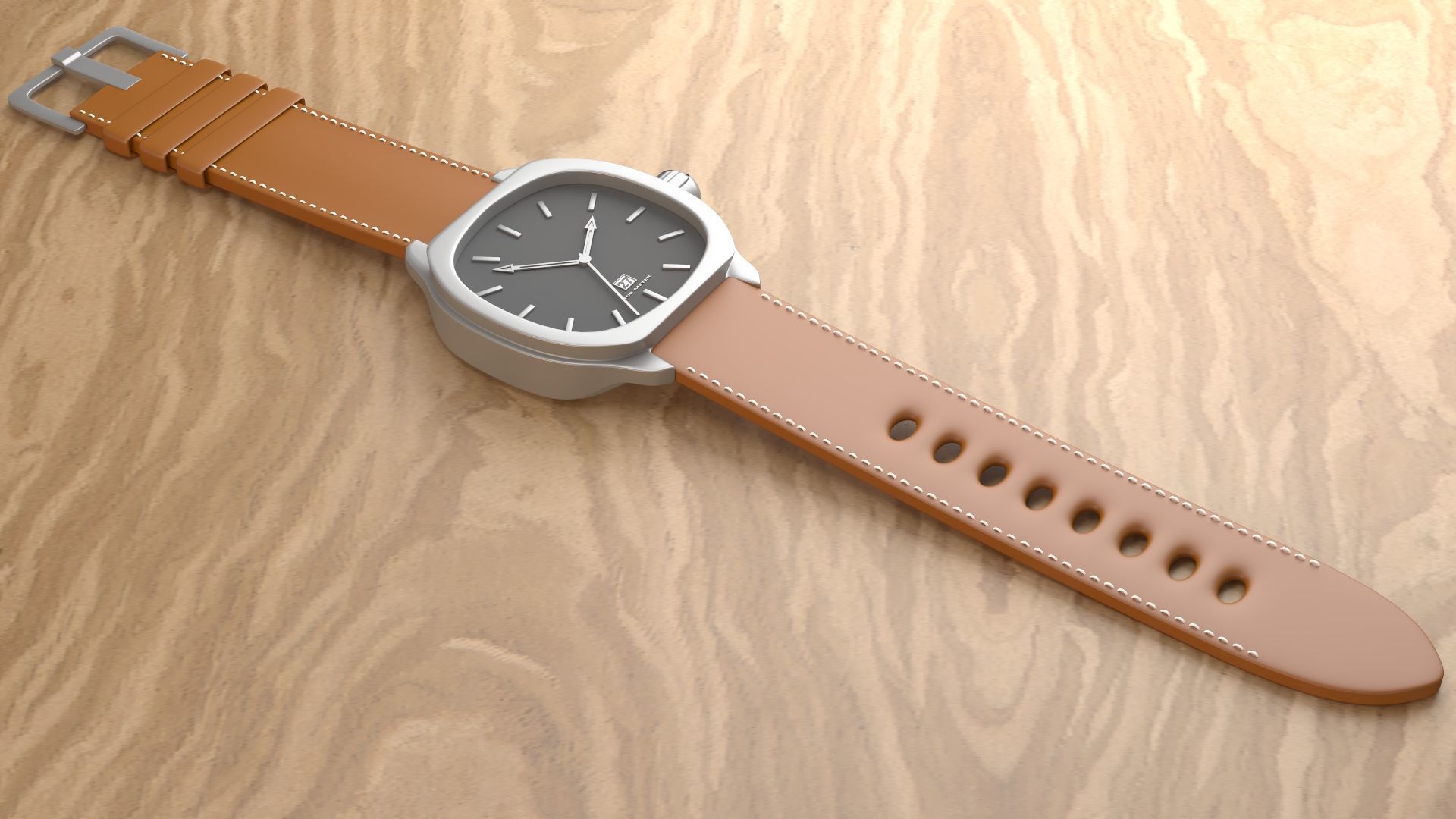 Fictional Strap Watch 3D model_1