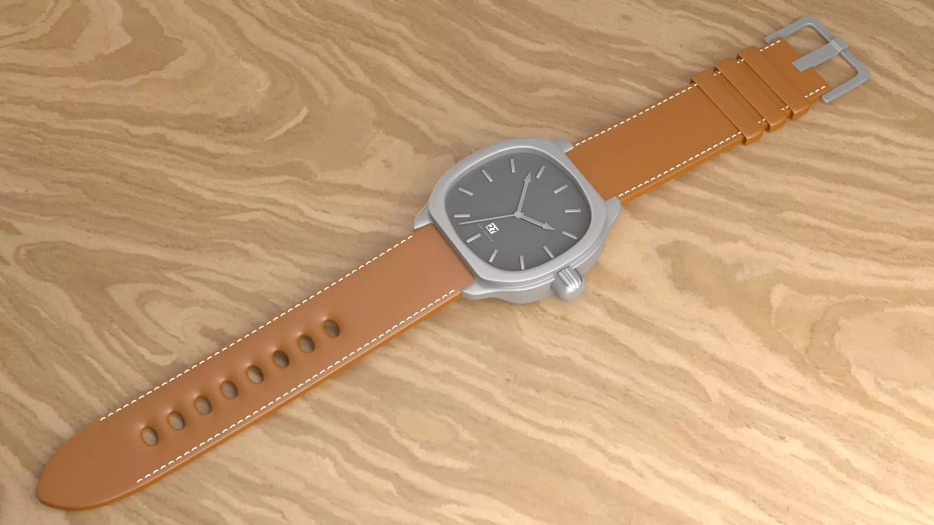Fictional Strap Watch 3D model_0