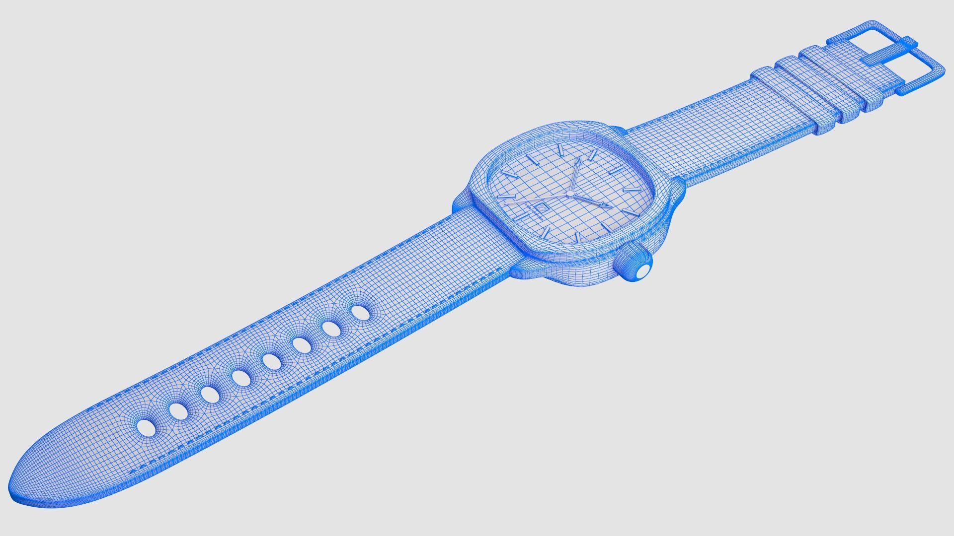 Fictional Strap Watch 3D model_4