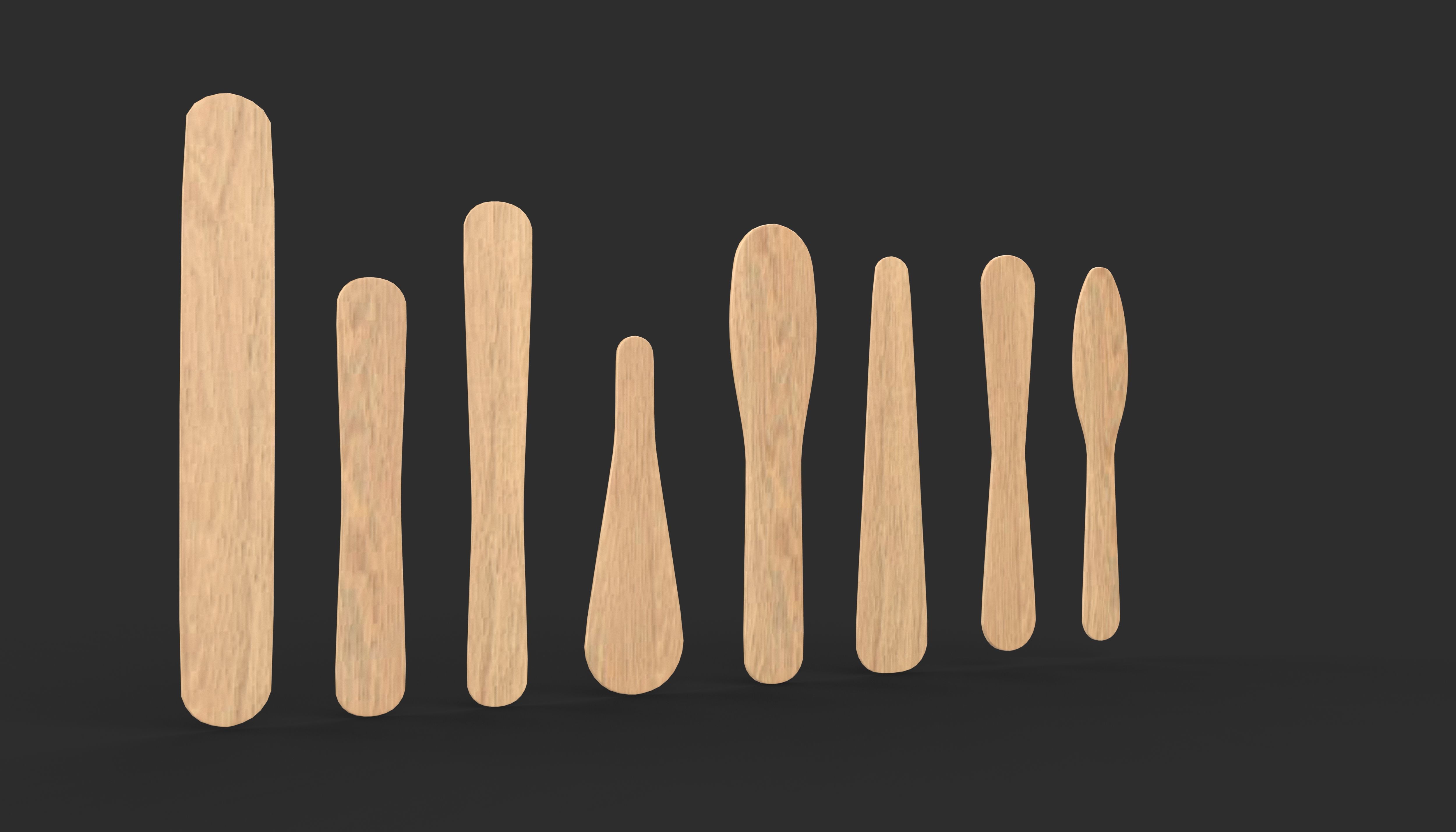 Ice Cream Stick  3D model_1