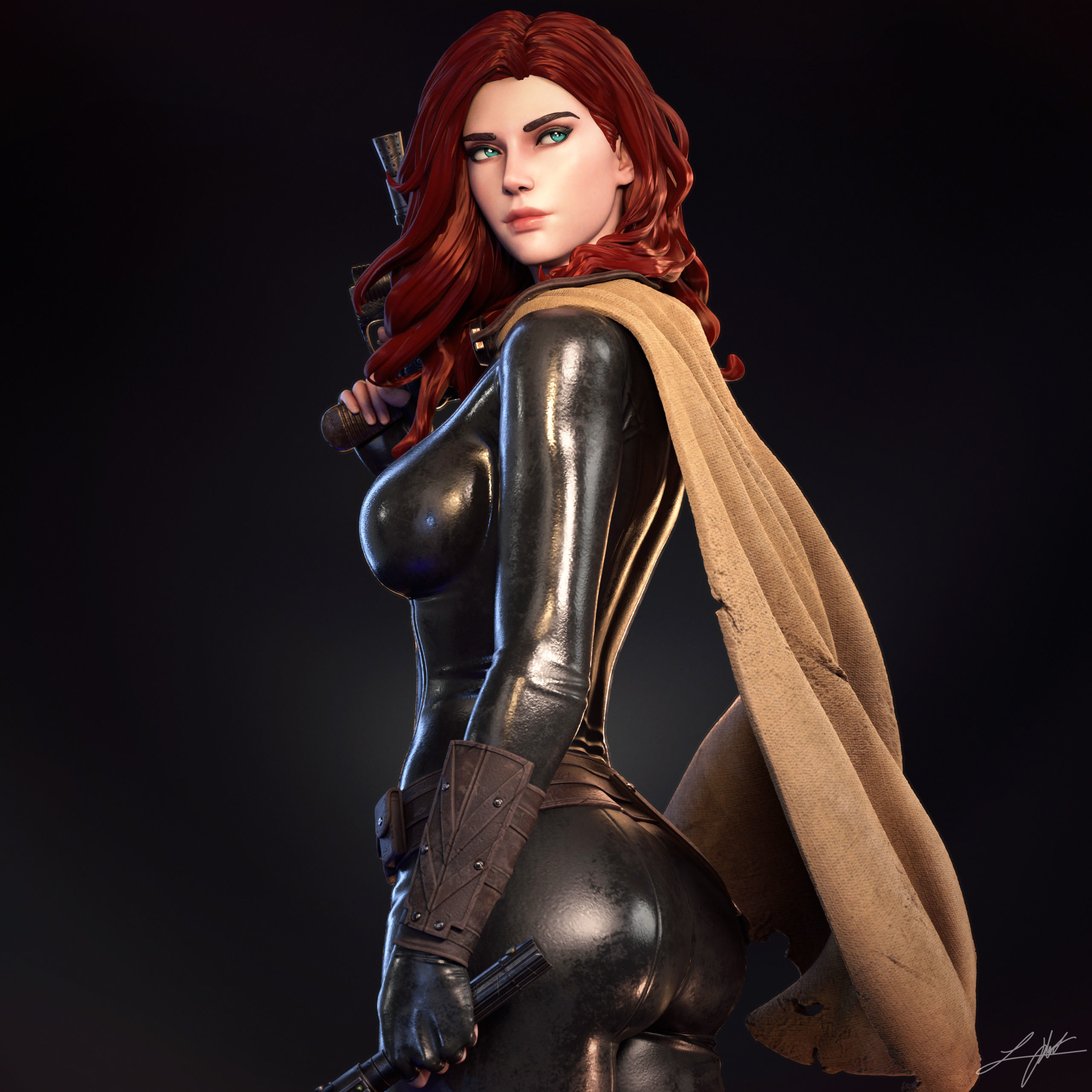 Mara Jade 3D print model_8