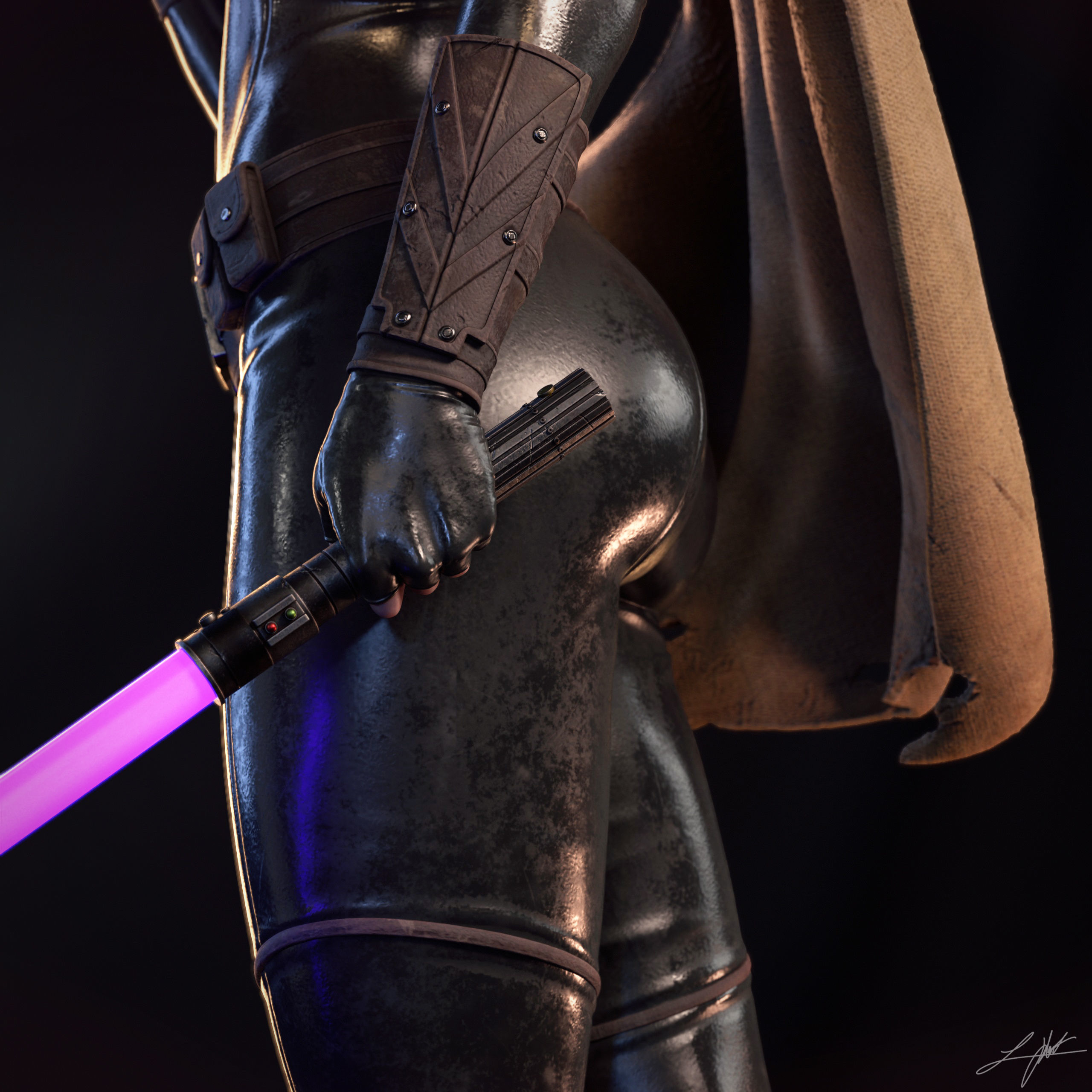 Mara Jade 3D print model_4
