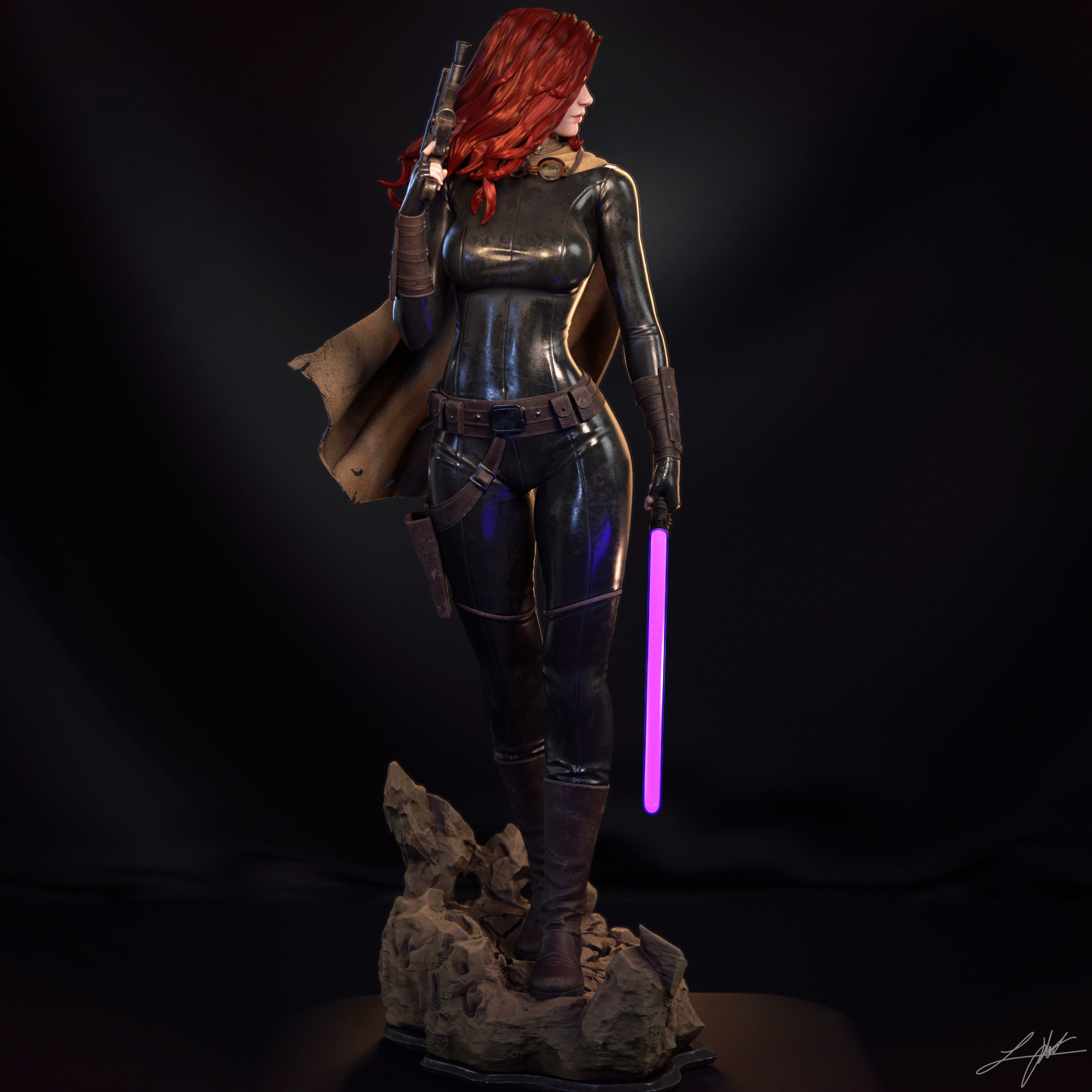 Mara Jade 3D print model_10