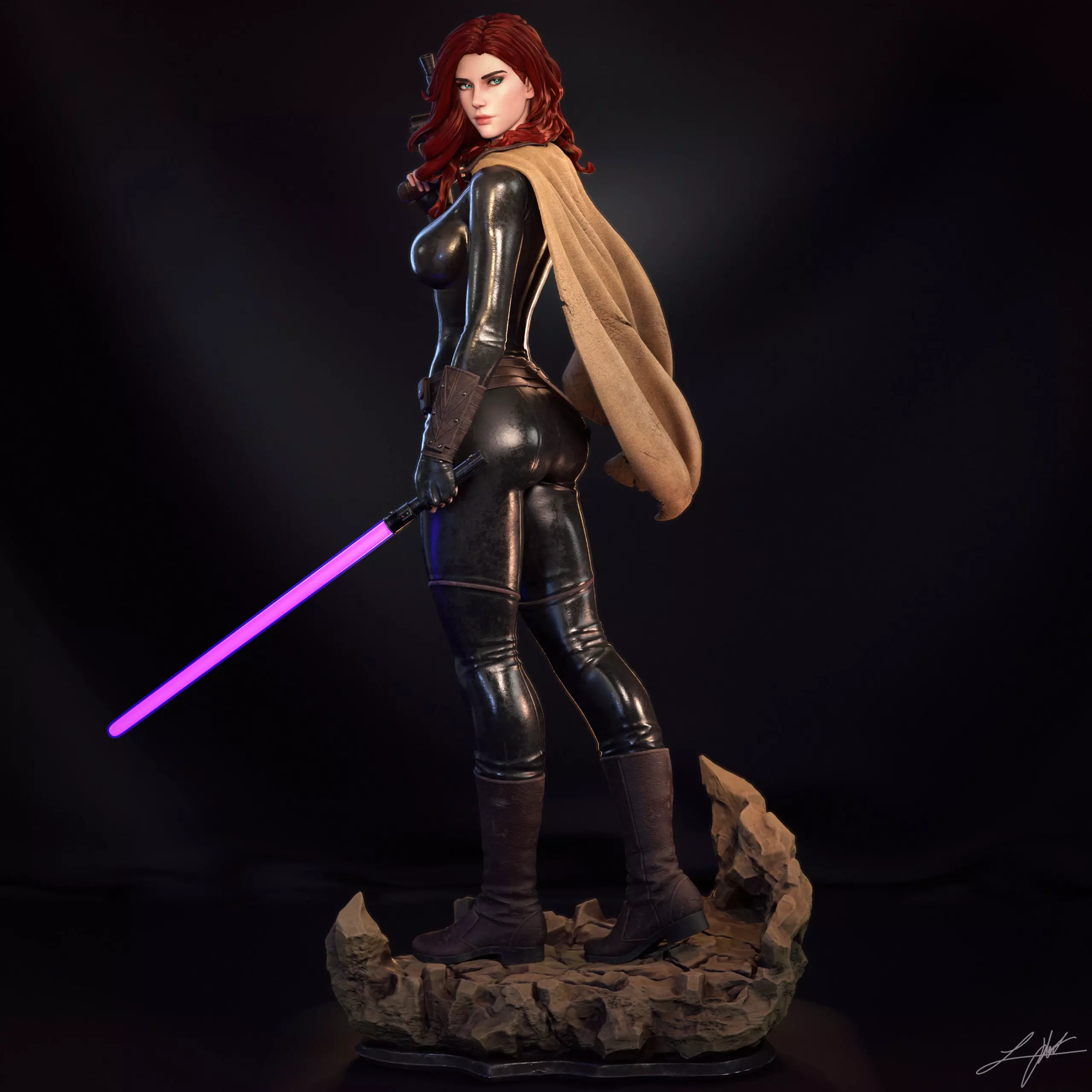 Mara Jade 3D print model_0