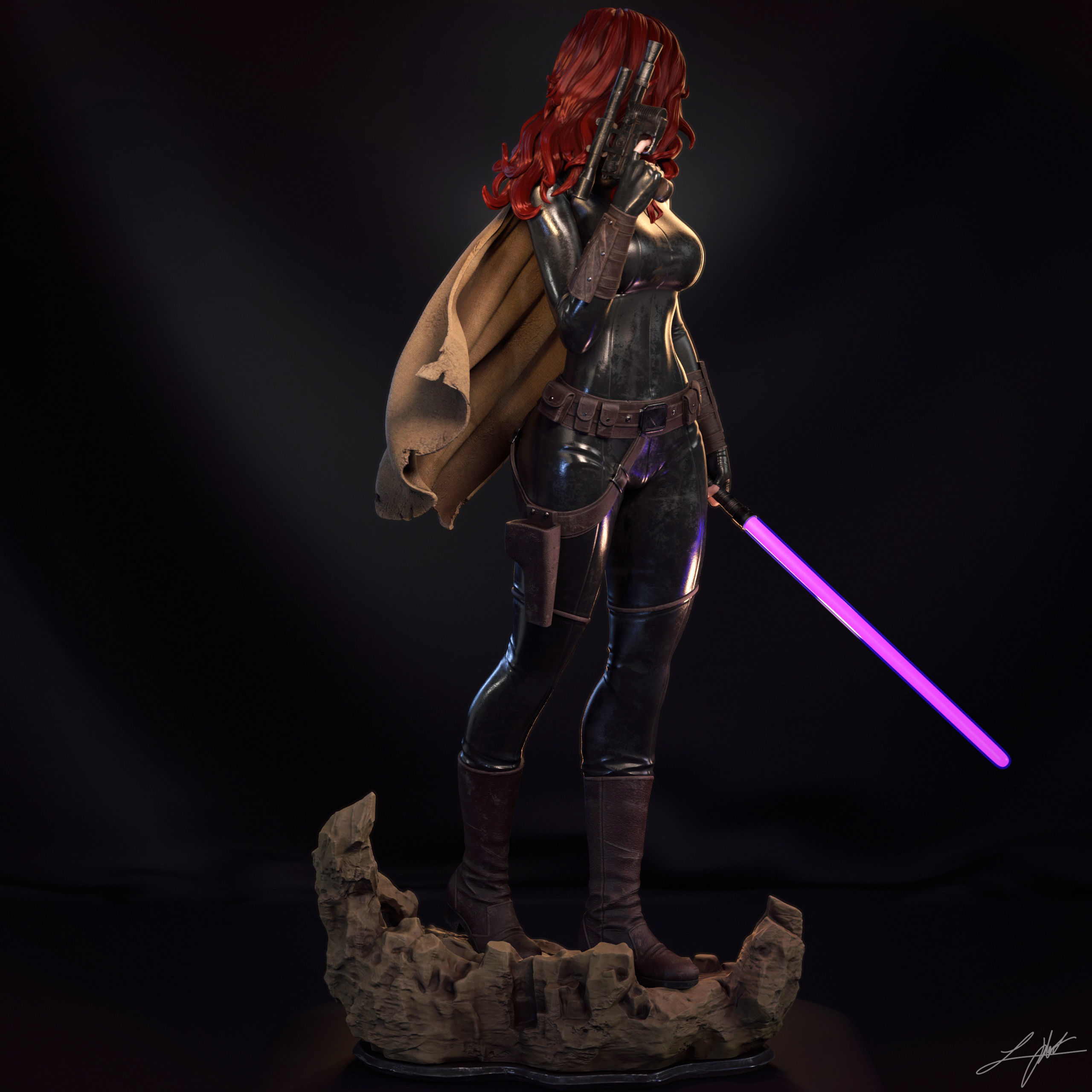 Mara Jade 3D print model_11