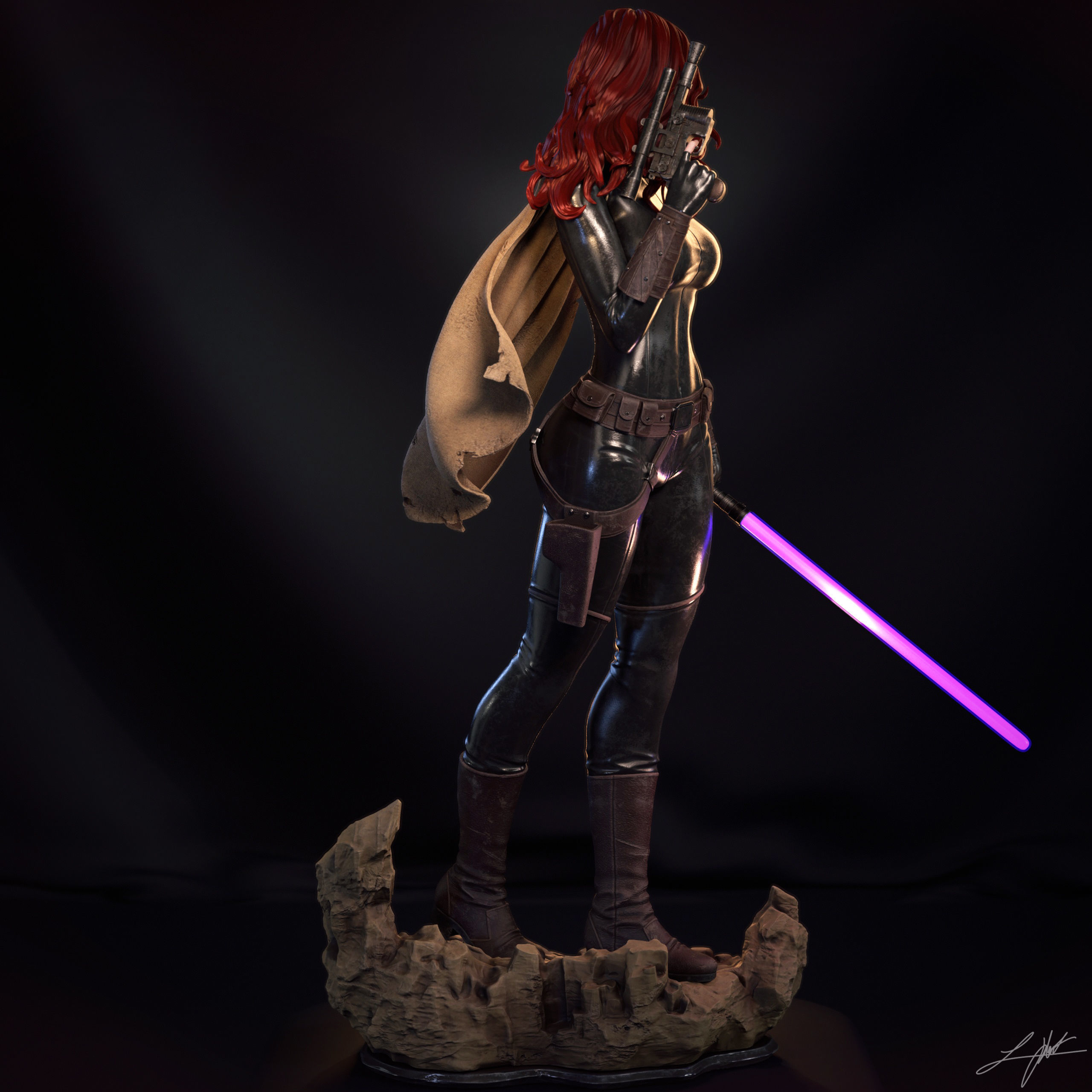 Mara Jade 3D print model_12