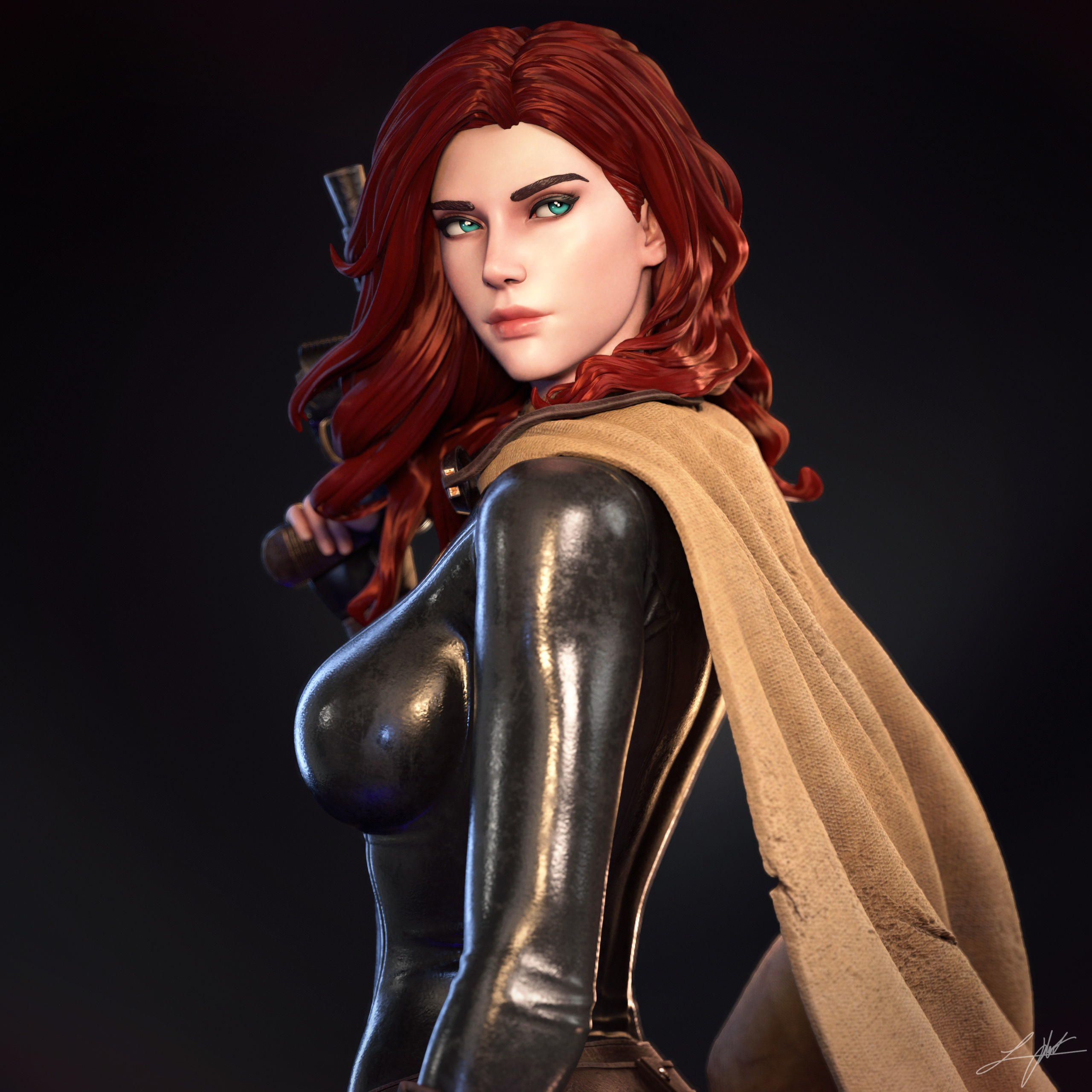 Mara Jade 3D print model_1