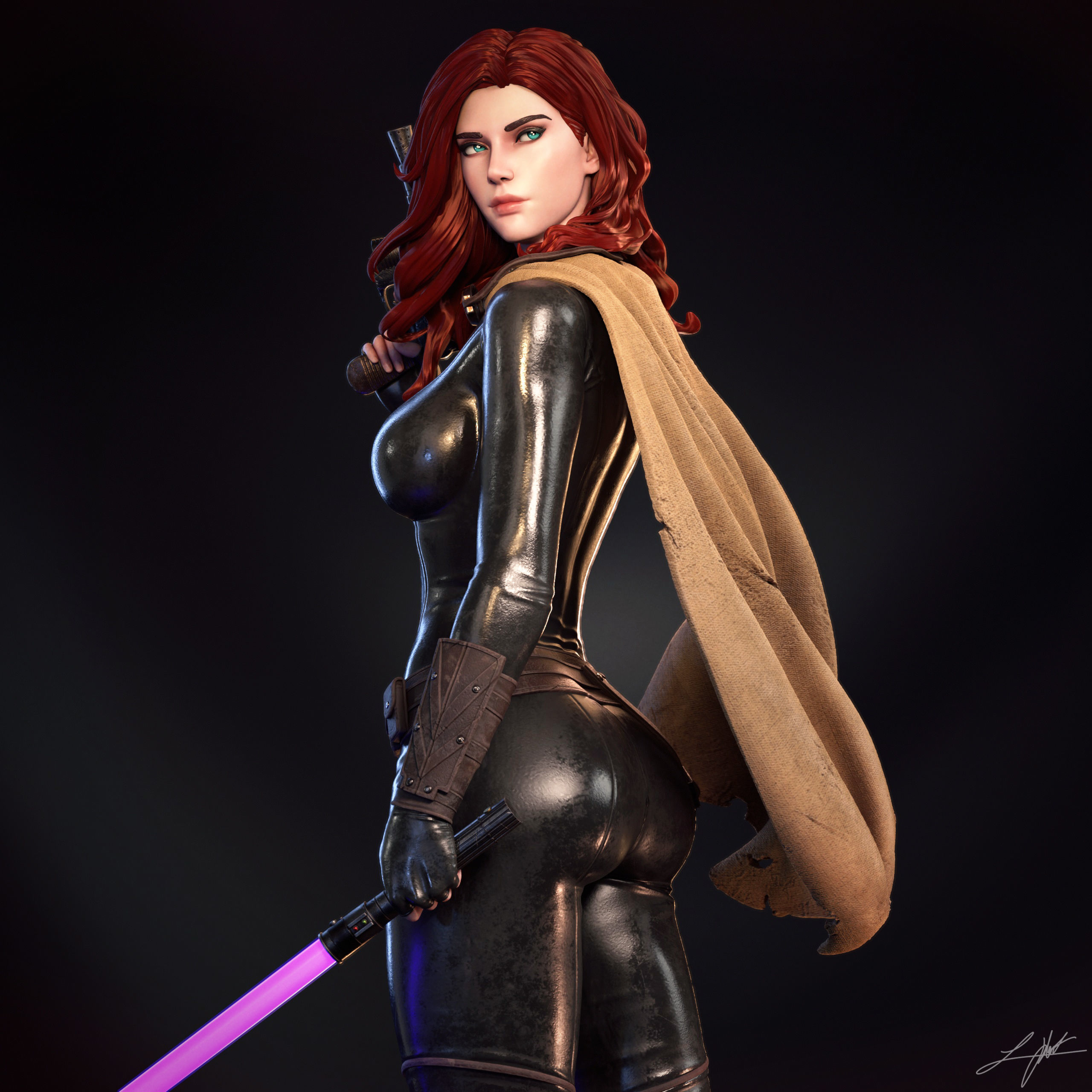 Mara Jade 3D print model_7