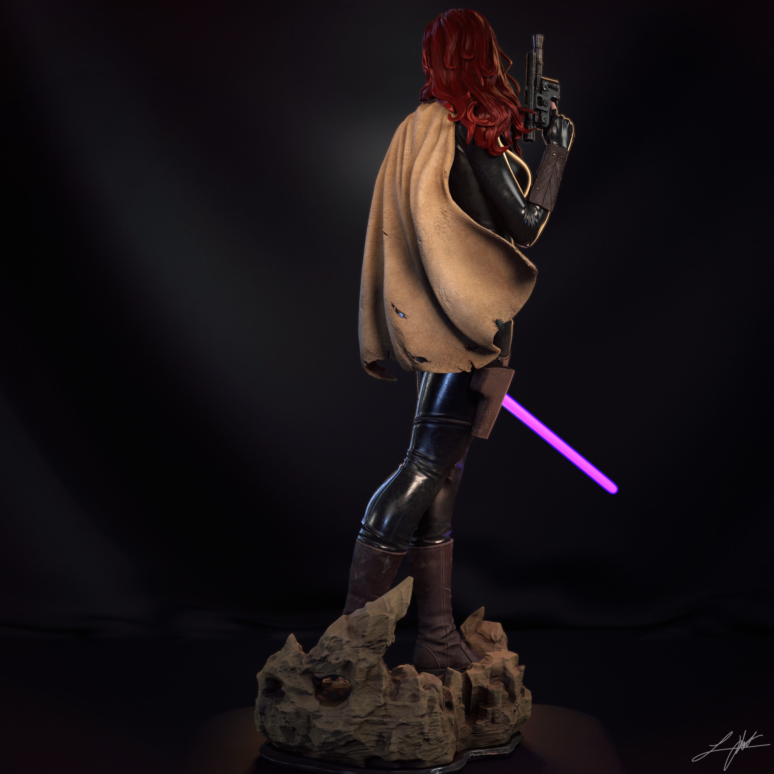 Mara Jade 3D print model_13