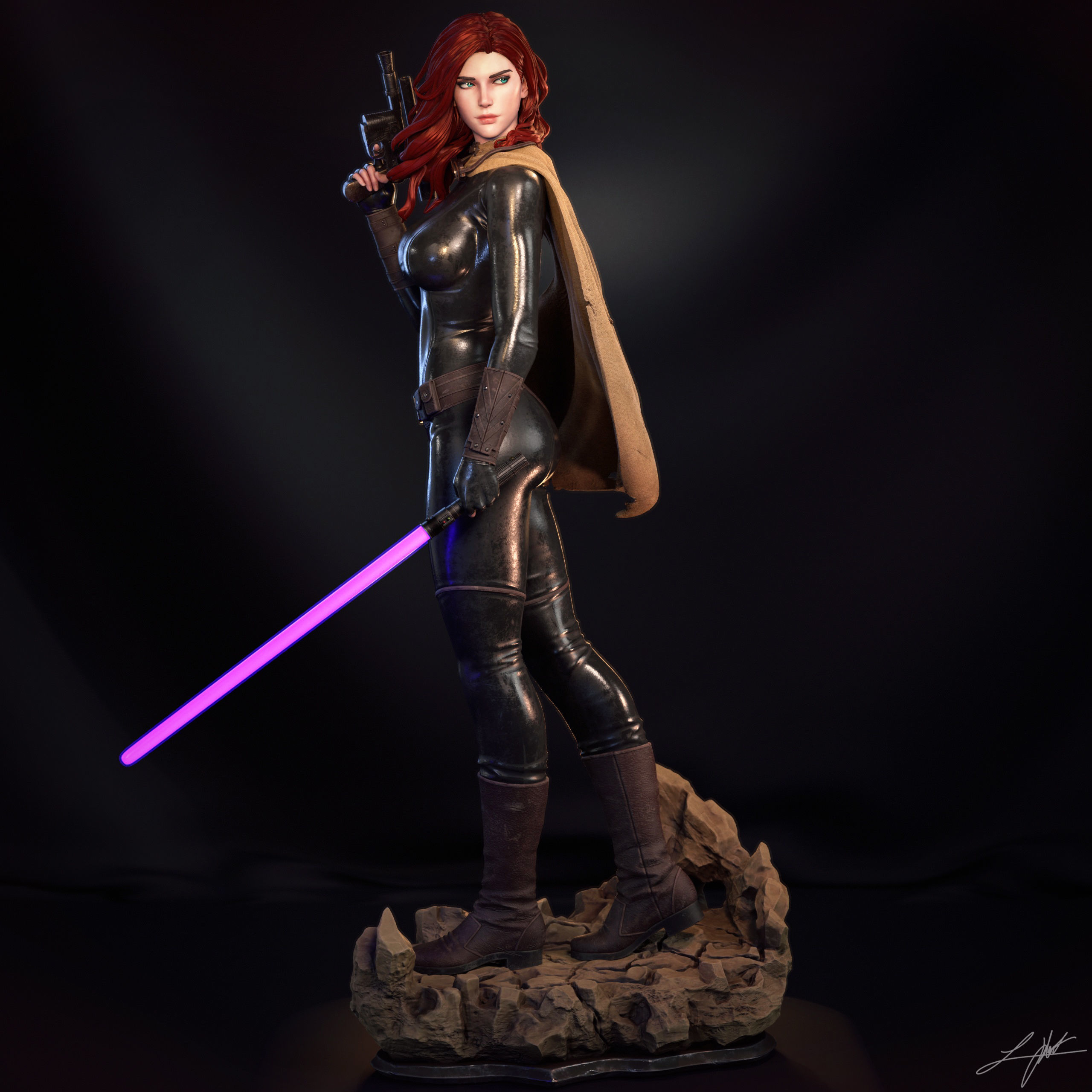 Mara Jade 3D print model_9