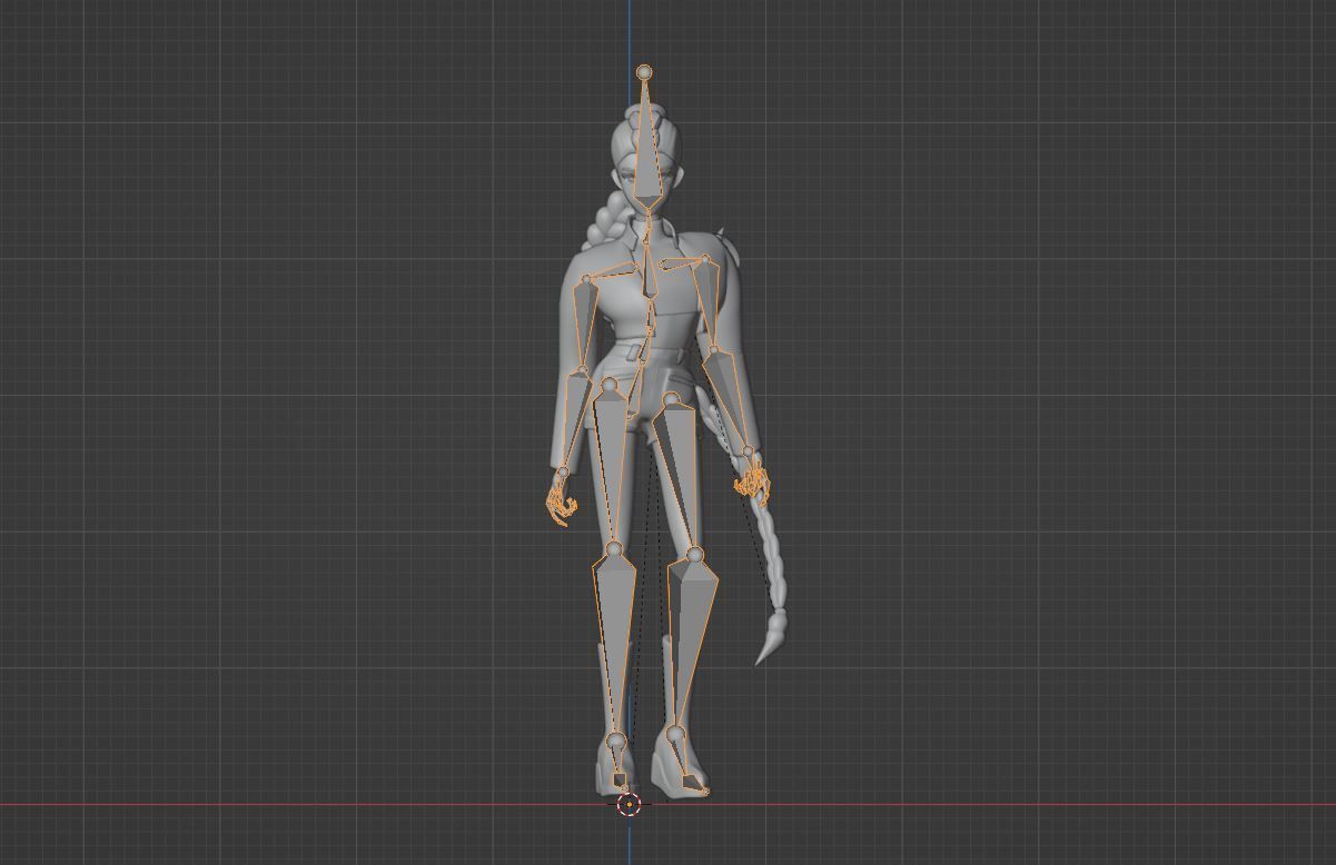 Human Modle Rumi Rumi - KPop Demon Hunters 3D model rigged | CGTrader