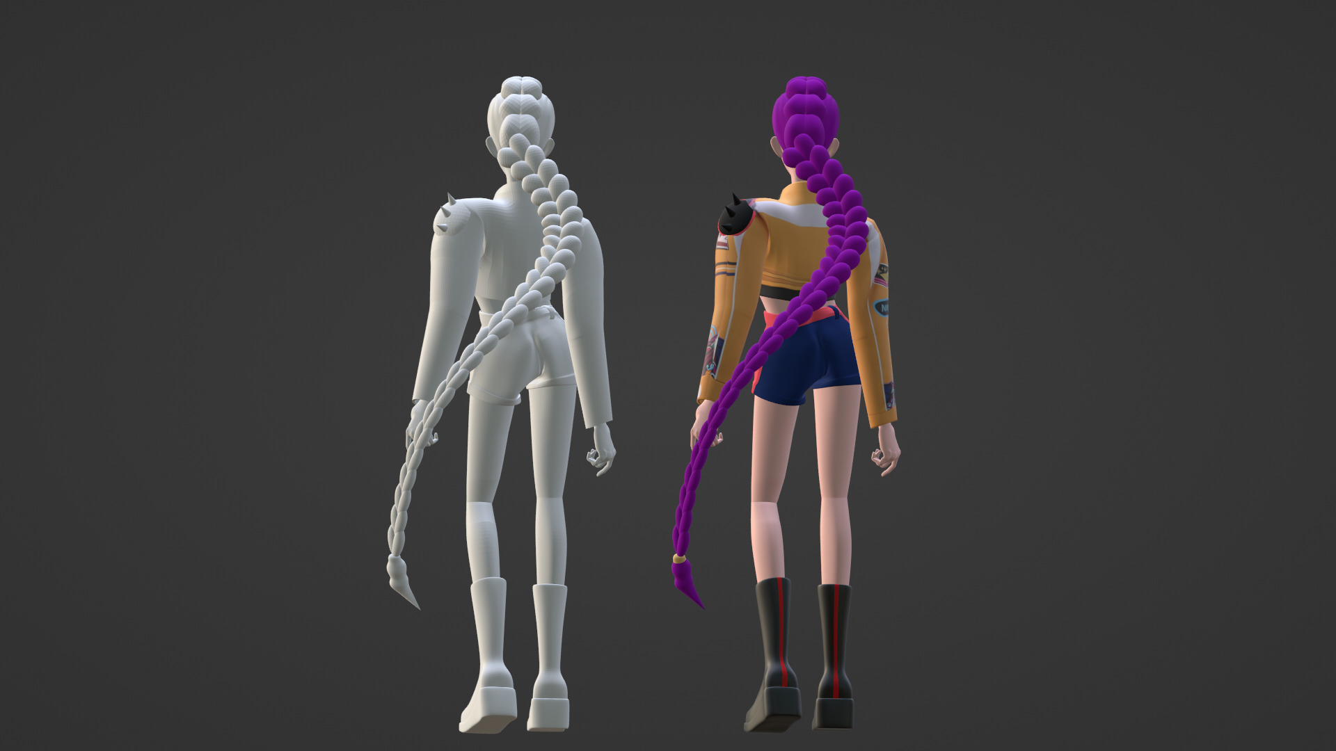 Human Modle Rumi Rumi - KPop Demon Hunters 3D model rigged | CGTrader