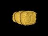Stylized Hay Bale 3D Model - AI Low-poly 3D model_1