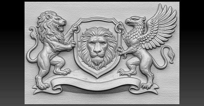 1 Griffin CNC Relief Model 3D print model