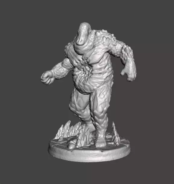 FLESHBURSTER DEMON MINIATURE MODEL FOR FANTASY GAMES RPG DND 3D print model