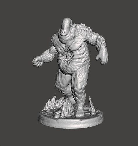 FLESHBURSTER DEMON MINIATURE MODEL FOR FANTASY GAMES RPG DND 3D print model
