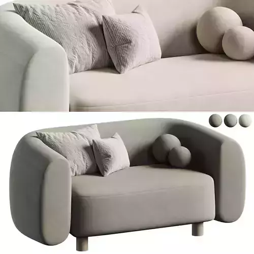 Sofa Straight Laundy Bunny Milk