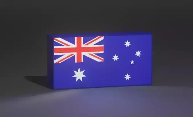 Australian Flag Lightbox
