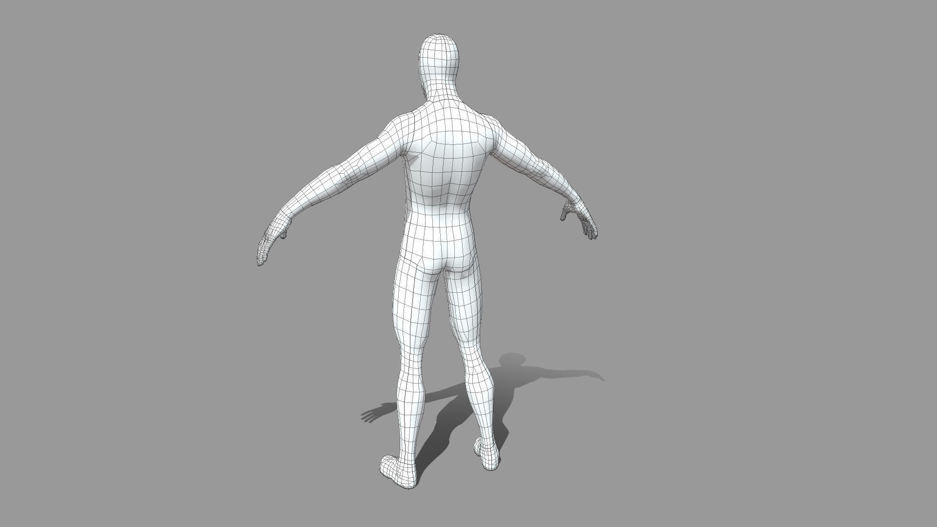 Free Pack - Male Base Mesh Free low-poly 3D model_3