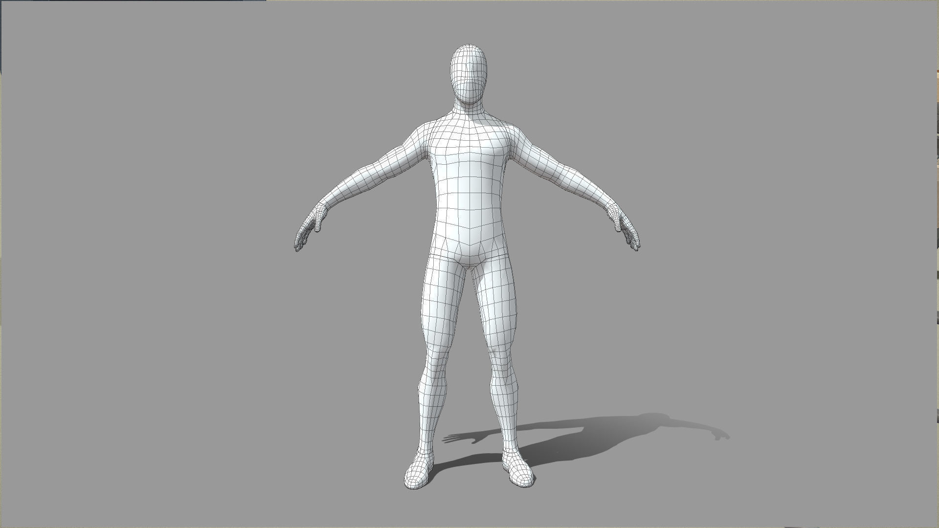 Free Pack - Male Base Mesh Free low-poly 3D model_1