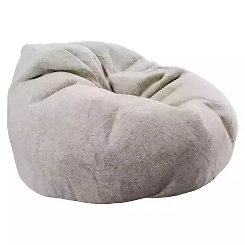 Bean Bag Low-poly 3D model