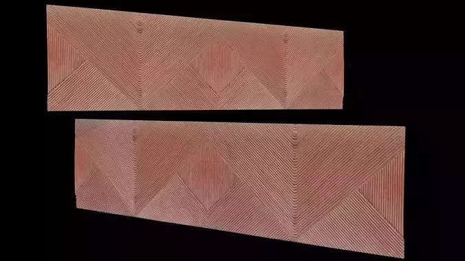  Geometric Wood Panel Scan
