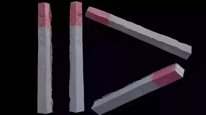  Painted Concrete Post Scan