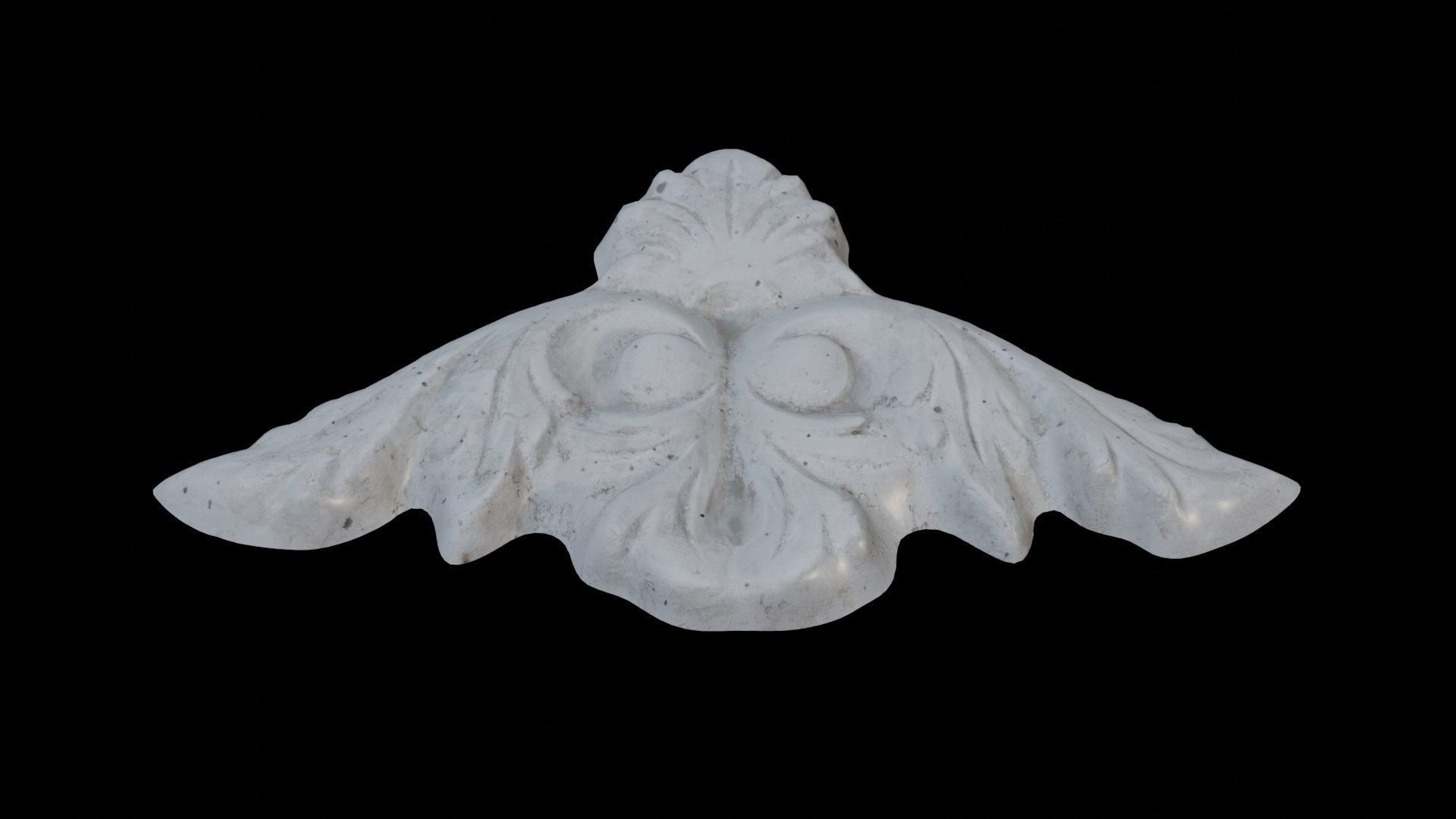 Decorative Ornament Scan Low-poly 3D model_6