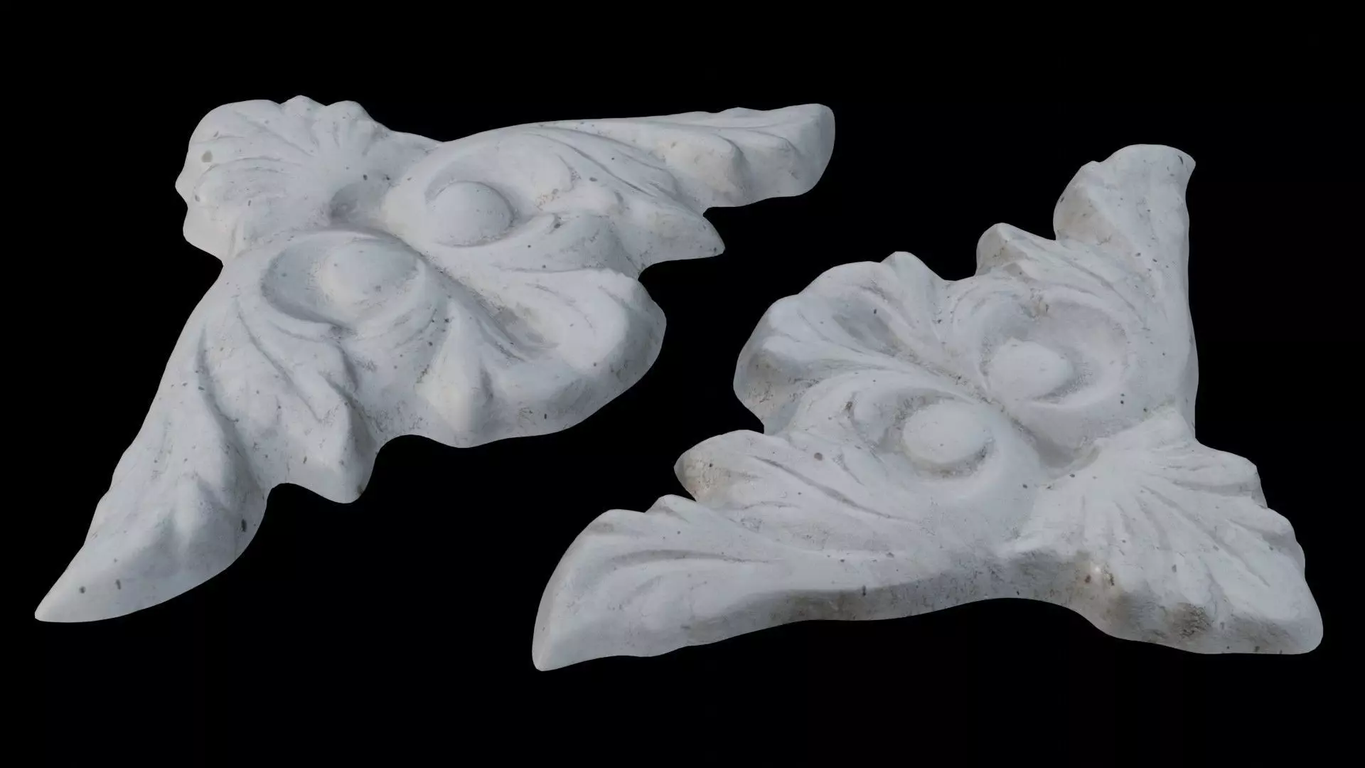 Decorative Ornament Scan Low-poly 3D model_0