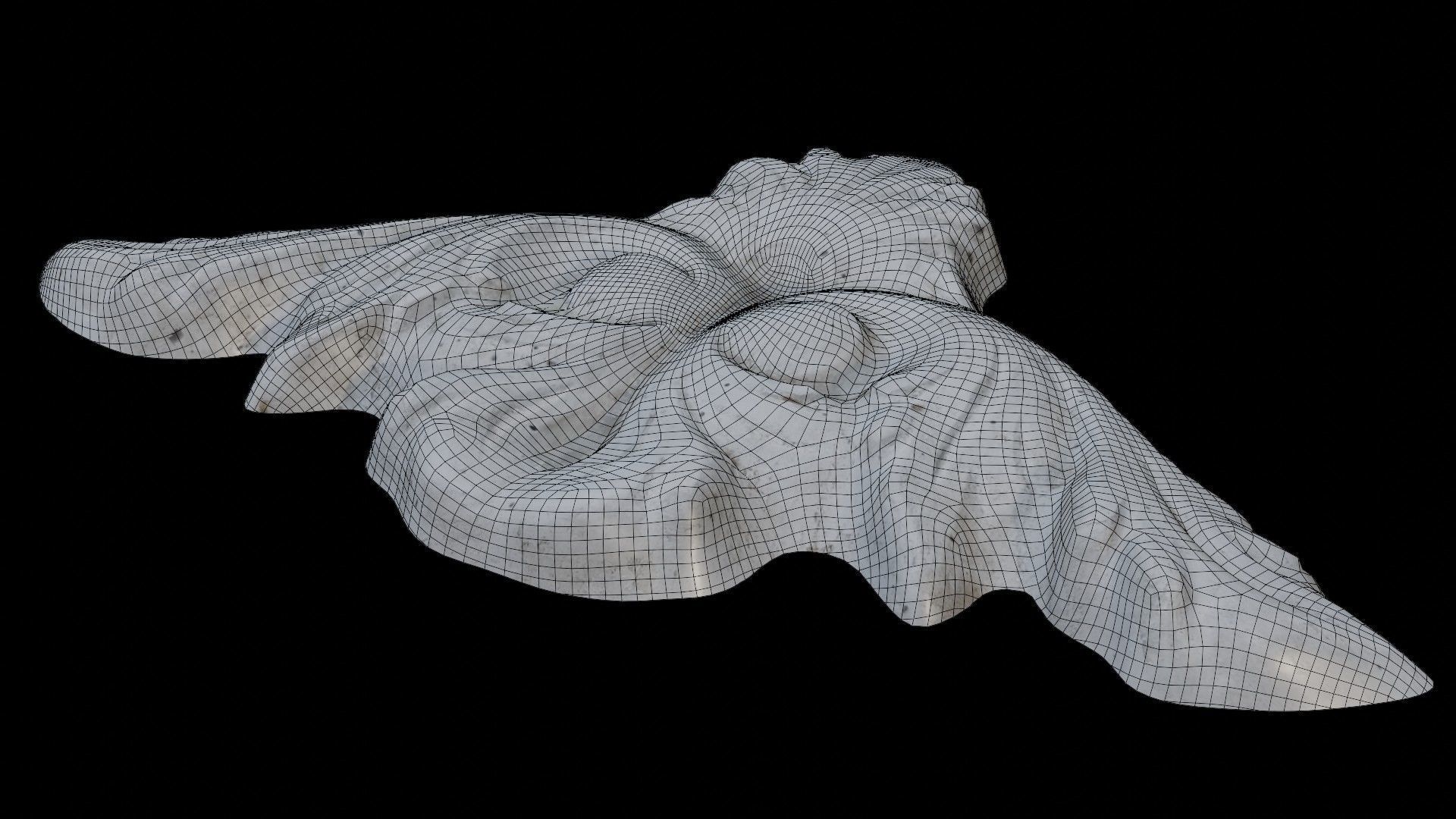 Decorative Ornament Scan Low-poly 3D model_2