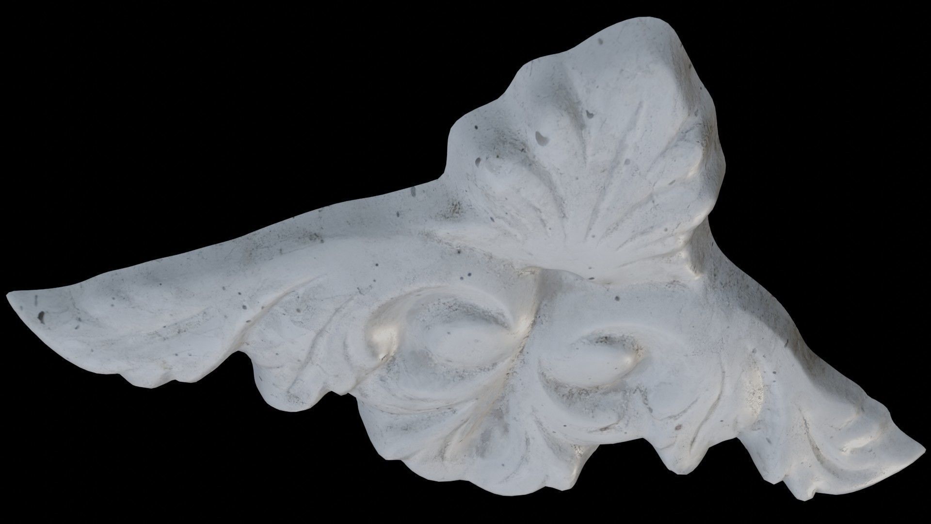 Decorative Ornament Scan Low-poly 3D model_5