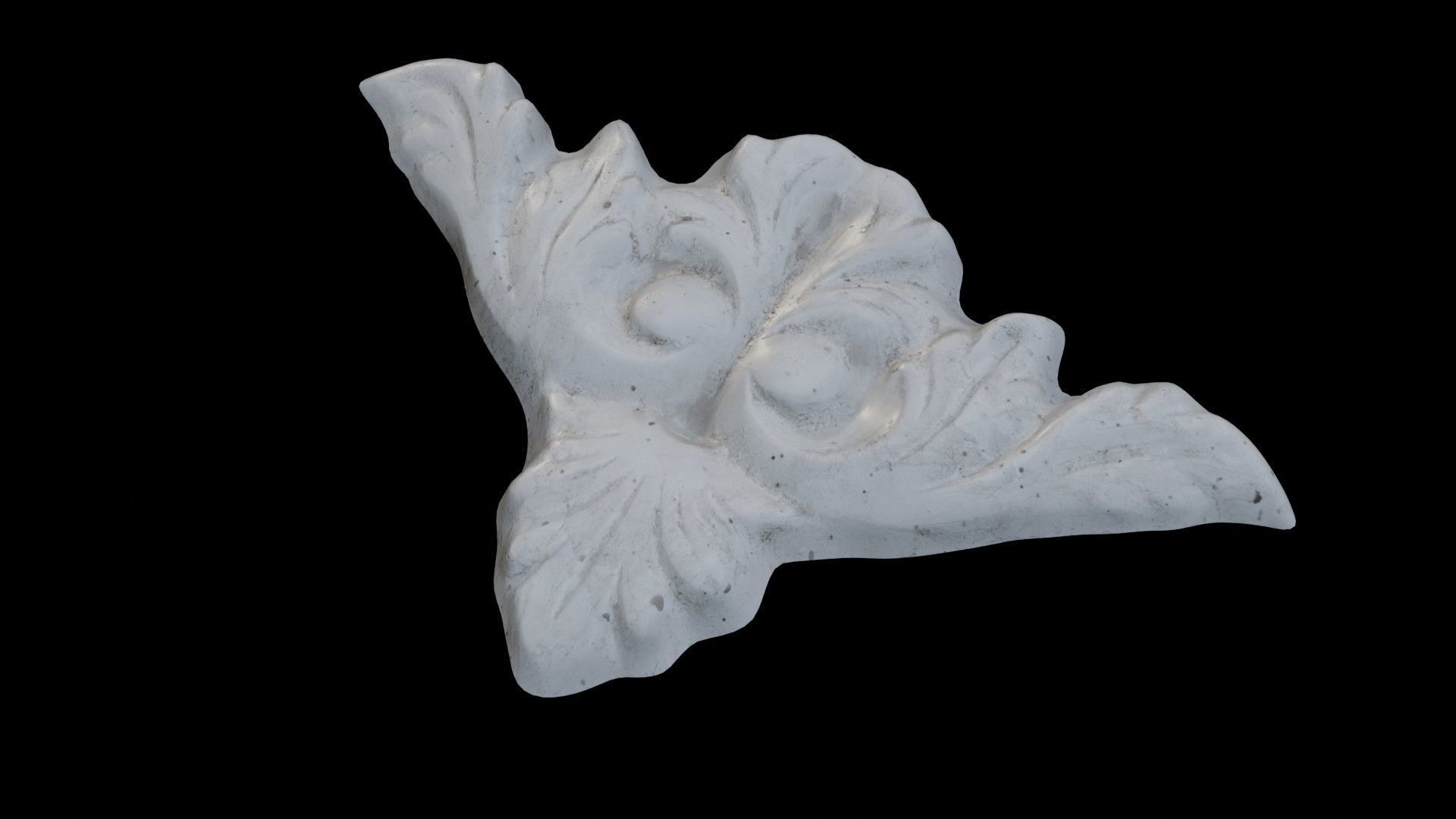 Decorative Ornament Scan Low-poly 3D model_7