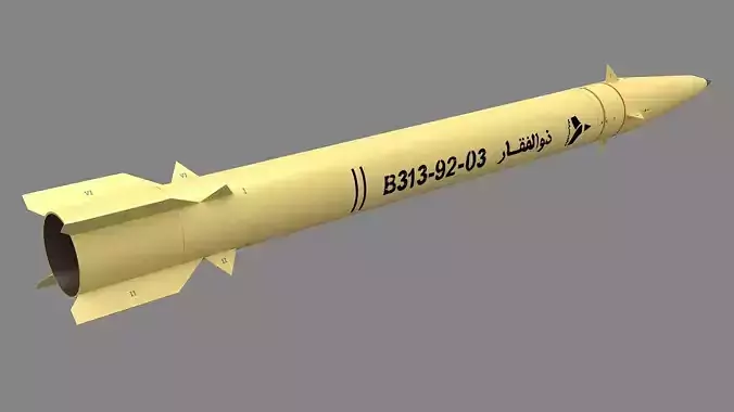 Zolfaghar Solid Fuel Iranian Ballistic Missile