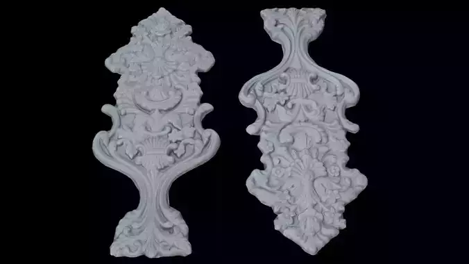  Floral Wall Ornament Scan