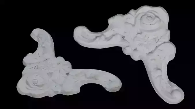  Floral Scroll Ornament Scan