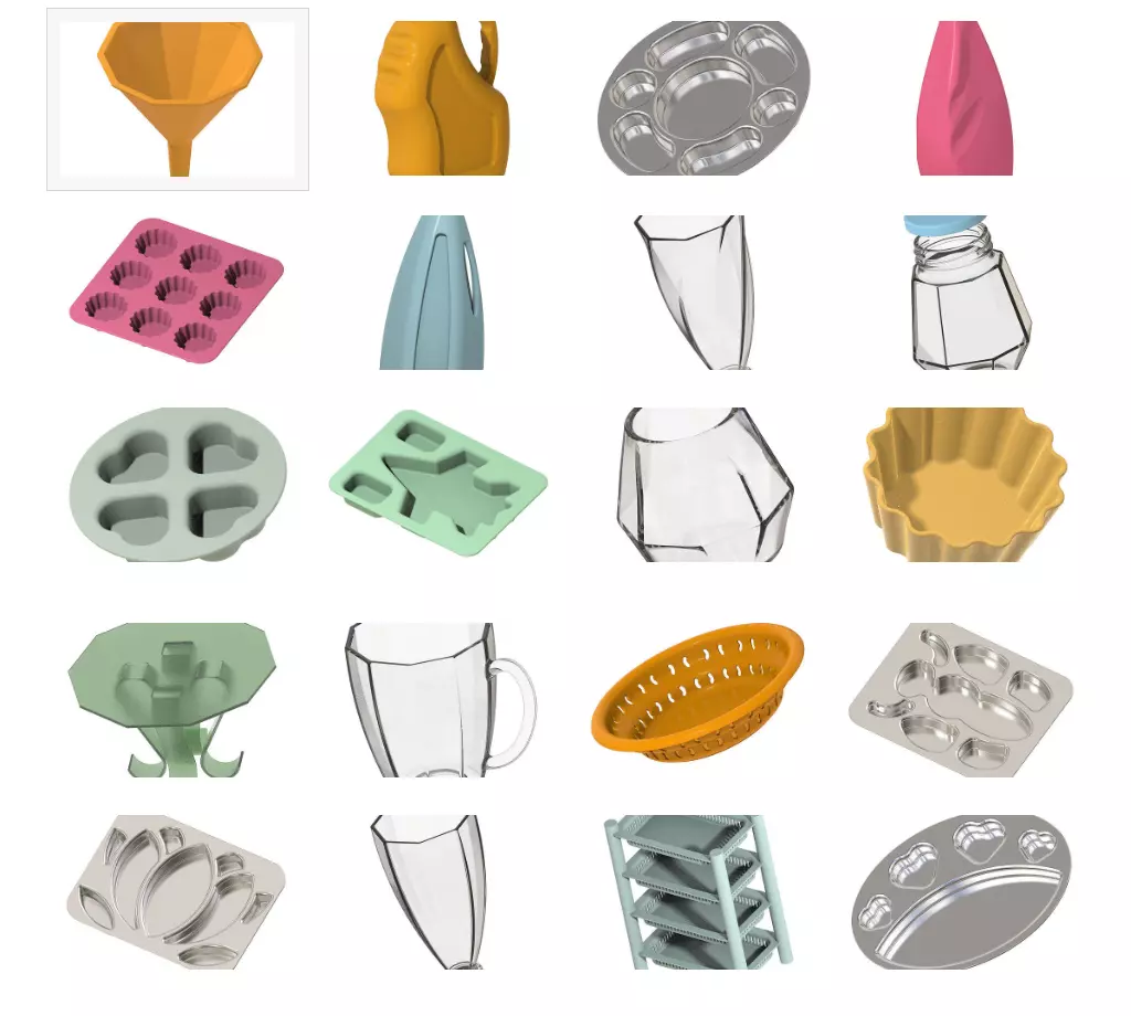 EXQUISITE INTERIOR ACCESSORIES COMBO PACK 3D Model Collection_0