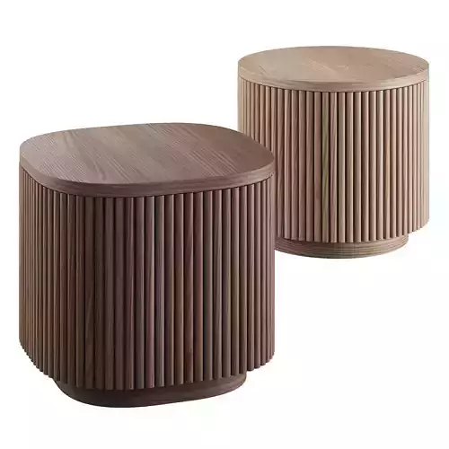 Mulholland Square and Round Tables By RH