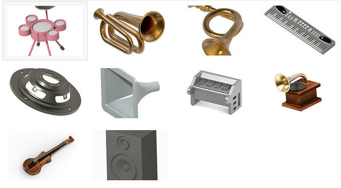 EXQUISITE AUDIO DEVICES PACK 3D Model Collection